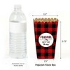Big Dot of Happiness Flannel Fling Before the Ring - Buffalo Plaid Bachelorette Party Favor Popcorn Treat Boxes - Set of 12 - 2 of 4