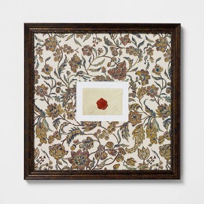 16"x16" Keepsake Envelope Framed Wall Art - Threshold™ designed with Studio McGee