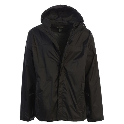Мужские куртки GIOBERTI Men's Waterproof Rain Jacket, Charcoal, L