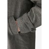 KingSize Men's Big & Tall Tall Wool-Blend Long Overcoat - 4 of 4