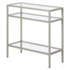 Satin Nickel Rectangular Side Table - Henn&Hart - 4 of 4