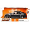 1989 Ford Mustang GT 5.0 Matt Black Metallic with Matt Black Hood "Bigtime Muscle" Series 1/24 Series Diecast Model Car by Jada - 3 of 3