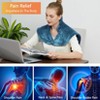 EcoSummer Large Electric Heating Pad 24x33" – Fast Heating, 4 Heat Levels, Auto Shut-Off, Weighted Full-Body Wrap. - 4 of 4