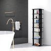 Tangkula 7-Tier Shoe Rack Free Standing Shelving Storage Organizer Compact Design Black - 2 of 4