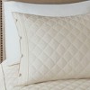 Gulches 4 Piece King Cotton Reversible Tailored Bedspread Set,Khaki - 2 of 4