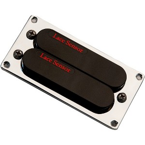 Lace Sensor Red-Red Dually T-Plus Humbucker Guitar Pickup Black Bridge - 1 of 1
