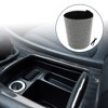 Unique Bargains Car Trash Can Portable Air Conditioning Vent Trash Bin White 1 Pc 5.5" Length 4.3" Width 5.9" Height Faux Leather - 2 of 4