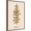 Amanti Art 16"x23" Oh Tanenbaum Beige by Kubistika Framed Canvas Wall Art Print - 2 of 4