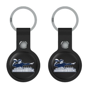 Keyscaper NFL NFC Historic Teams Insignia Black Airtag Holder 2-Pack - 1 of 4