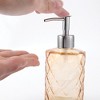 Unique Bargains Elegant Soap Pump Dispenser for Bathroom 11.15oz 1 Pc - 3 of 4