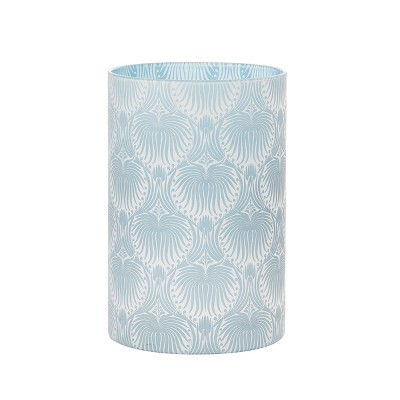 Beachcombers Narrow Blue Shell Candle Holder