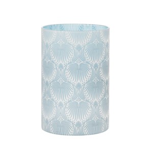 Beachcombers Narrow Blue Shell Candle Holder - 1 of 2