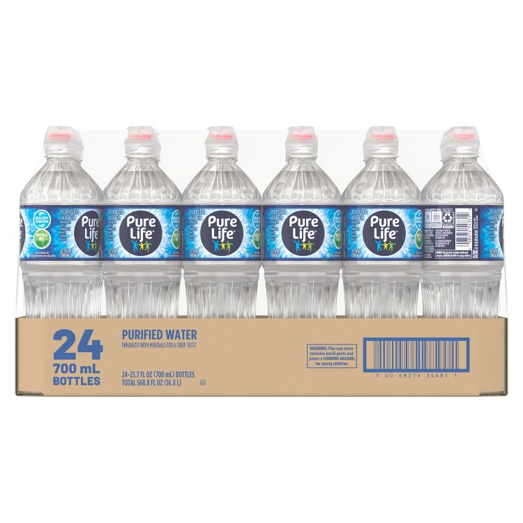Pure Life Purified Water - 24pk/0.7L Bottles, 4 of 4
