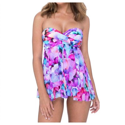 Women's Bandeau Strapless Flyaway One Piece Swimsuit - Profile By Gottex