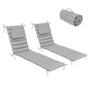 Crestlive Products Outdoor Portable Egg Rolls Chaise Lounge Cushion - 2 of 4