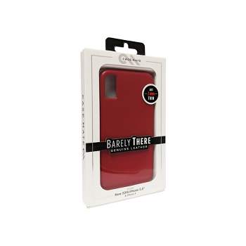 Case-Mate Barely There Leather Case for iPhone XS/X - Red