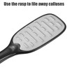 Unique Bargains Stainless Steel Removes Dead Skin Pedicure Scrubber Foot File Black 1 Pc - 2 of 4