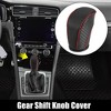 Unique Bargains Car Faux Leather Gear Shift Knob Cover for Volkswagen Jetta 2011-2019 - 2 of 4