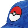 Pokeball Embroidered Blue Tie Dye Cotton Twill Pokemon Baseball Hat - image 4 of 4