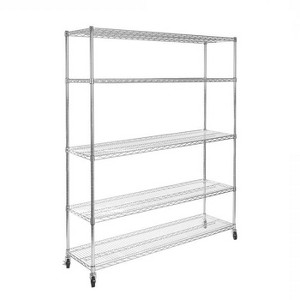 Seville Classics UltraDurable  5-Tier 60" x 18" Steel Wire Shelving Unit - 1 of 4