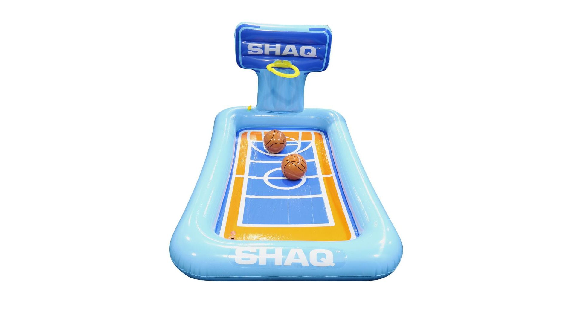 SHAQ Basketball Hoop Sprinkler Pool Inflatable Basketball Court