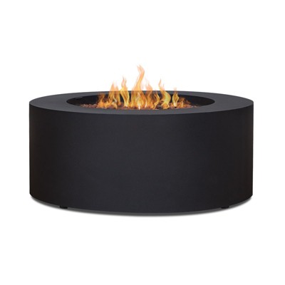 Aegean 36" Round Steel Propane or Natural Gas Fire Pit Table