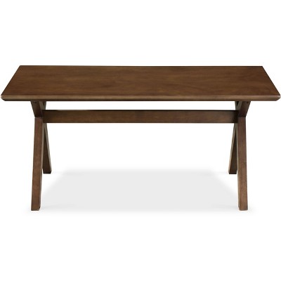 Lukas Wood Coffee Table Brown - Adore Decor