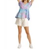 Women's Tie Dye Babydoll Top - umgee - 4 of 4