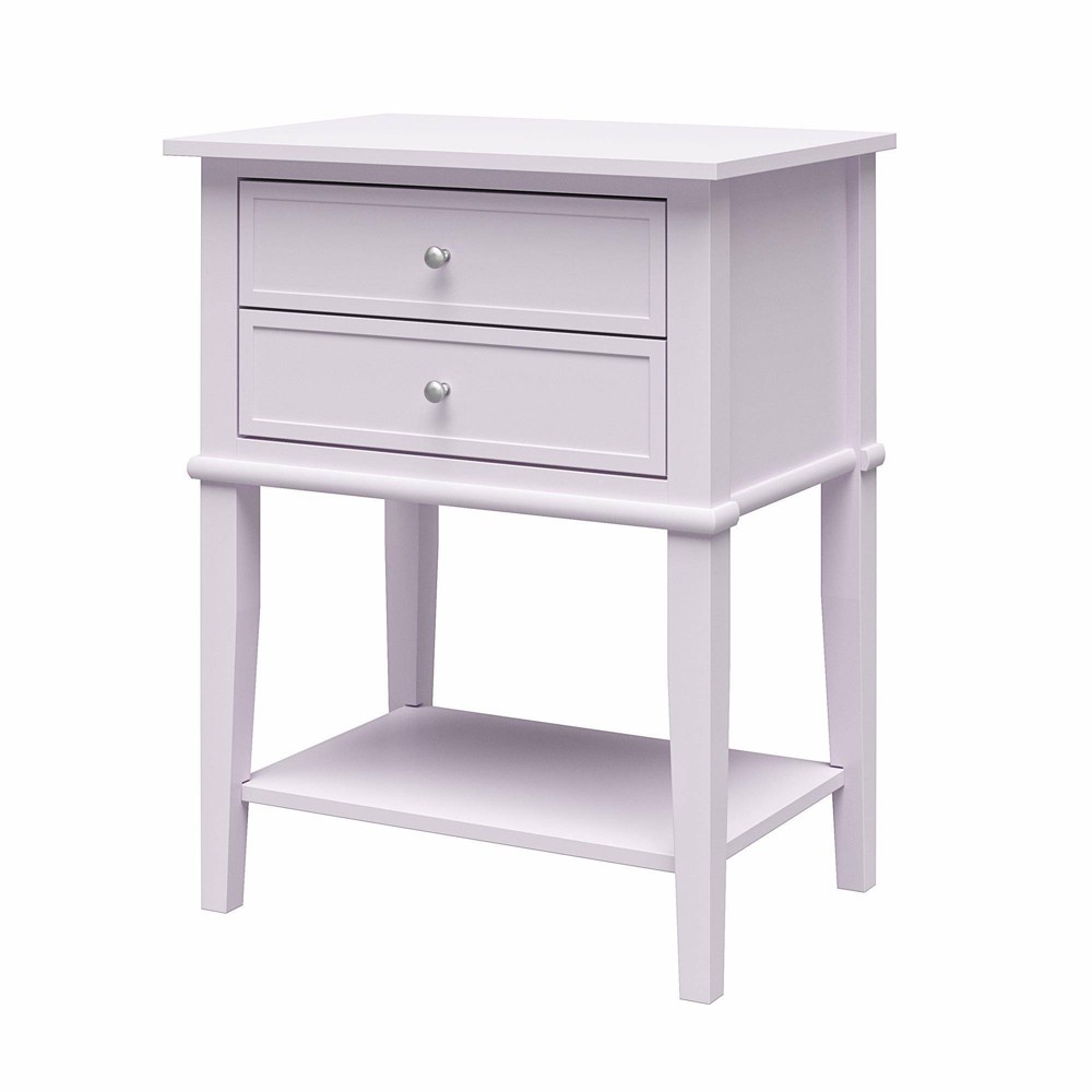 Photos - Dining Table Room & Joy Durham Accent Table with 2 Drawers Lavender