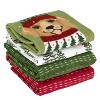 John Ritzenthaler Co. 100% Cotton Kitchen Towels Cozy Dog Absorbent Dish Towels for Drying & Cleaning Soft & Durable (Set of 4) - 2 of 4