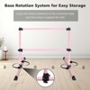 Gulches 4FT Pink Ballet Barre 7 46 Inches Adjustable Non slip For Dance Practice Home Studio School - 4 of 4