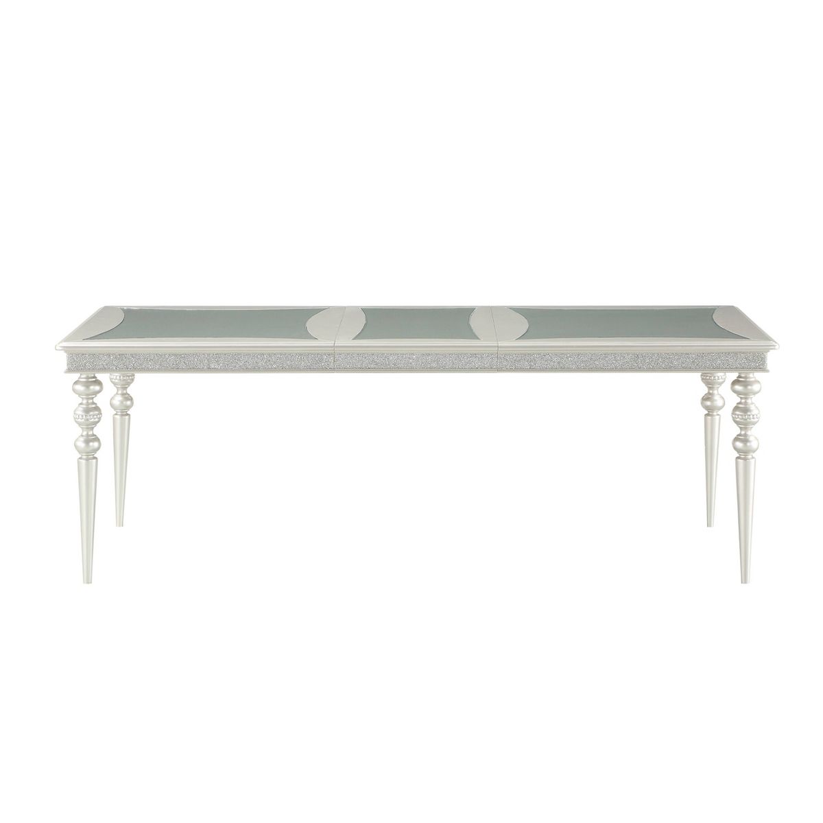 88" Maverick Dining Table Platinum Finish - Acme Furniture - thumbnail 3