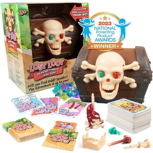 Lost Loot DIY Pirate Scavenger Hunt Card Game for Kids & Family - Find 5 Skeleton Toy Keys to Open The Chest- Exciting at Home Treasure Hunt - 1 of 4