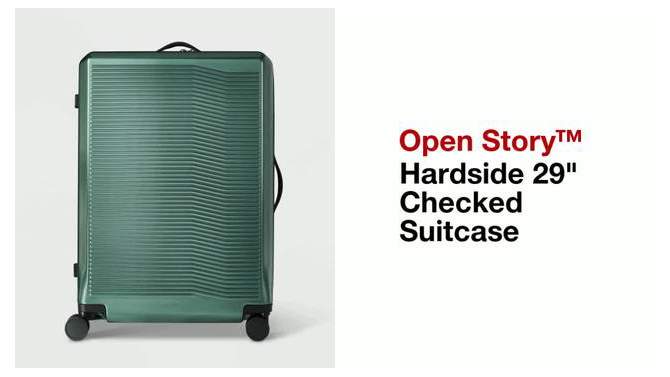 Signature Hardside Large Checked Spinner Suitcase - Open Story™, 2 of 16, play video