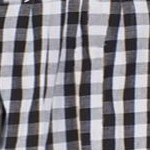 black gingham
