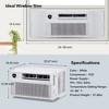 Winado 10000 BTU 115-Volt Inverter WIFI Window Air Conditioner with Remote - 4 of 4
