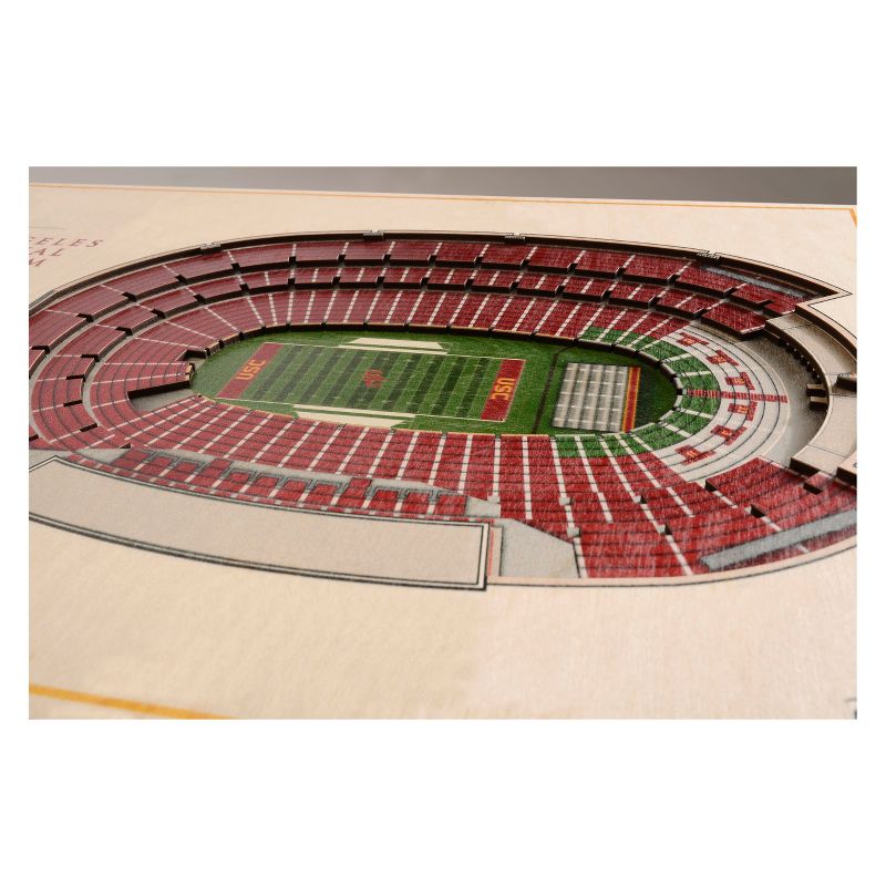 NCAA USC Trojans 5-Layer Stadiumviews 3D Wall Art, 2 of 6