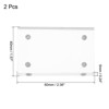 Unique Bargains Home Office Double-Sided Magnetic Acrylic Picture Frame - 2 of 4