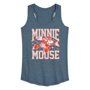 Women's - Disney - Minnie Arms Up Graphic Racerback Tank - 1 of 4