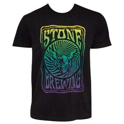 Adult Stone Brewing Co. Groovy Black Tee Shirt