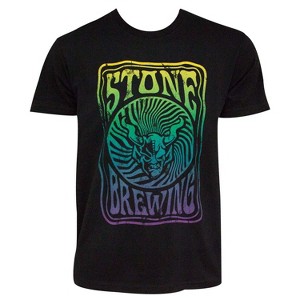 Adult Stone Brewing Co. Groovy Black Tee Shirt - 1 of 2
