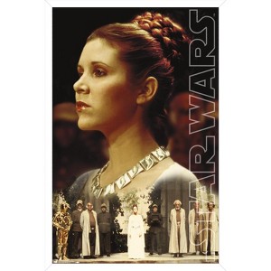 Trends International Star Wars: Saga - Princess Leia - Ceremony Framed Wall Poster Prints - 1 of 4