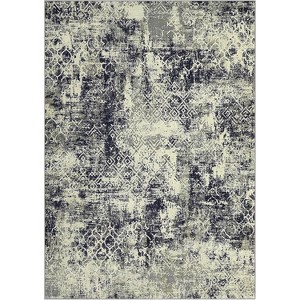 Washable Modern Abstract Area Rug, Non-Slip Foldable Ultra-Soft Low Pile Carpet for Living Room, Bedroom, Playroom - 1 of 4