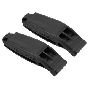 Unique Bargains Plastic Kayaking Hiking Survival Signal Marine Whistles 2 Pcs - 1 of 4