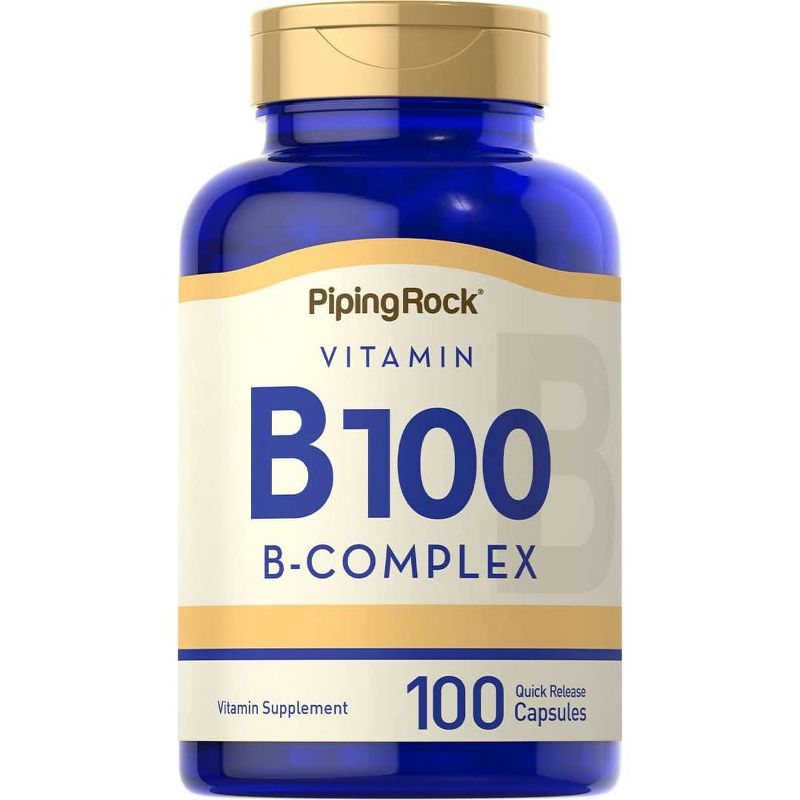 Piping Rock Vitamin B-100 Complex | 100 Capsules, 1 of 4