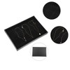Unique Bargains Velvet Necklace Jewelry Tray Stackable Storage Tray Showcase for Necklace Pendants 1 Pc - 3 of 4
