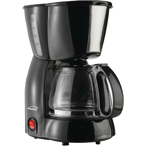 Brentwood Ga-134bk 4-cup Stainless Steel Espresso And Cappuccino Maker  Machine : Target