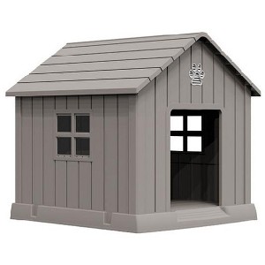 Gulches All-Pet PP Kennel Waterproof/Mildew-Proof/UV-Protected, 4 Grass Fixing Nails, 2 Top Vents and 5 Pressure-Sharing Base Columns - 1 of 1