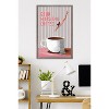 Trends International Reinders: Coffee - Good Morning Coffee in Pink and Lavender Framed Wall Poster Prints - 2 of 4