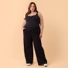 Blogilates Women's Travel Trouser High-Rise Wide Leg Sweatpants - 3 of 4
